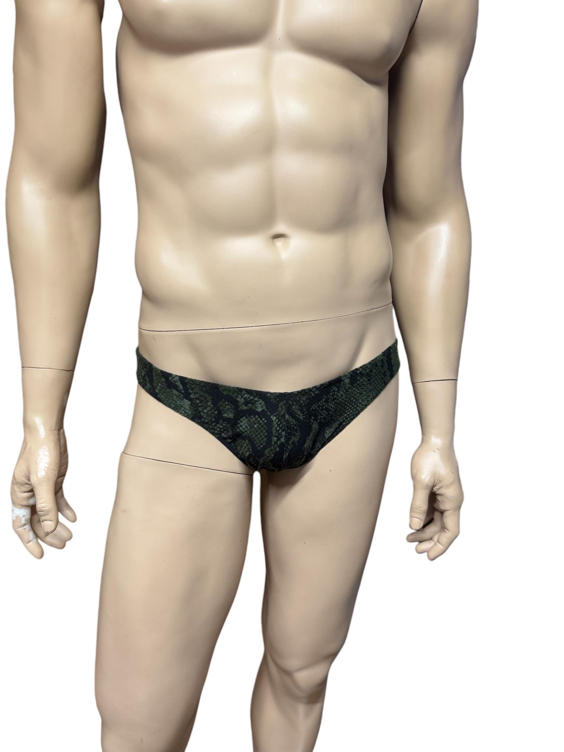 Reptile Print Men's Underwear Briefs