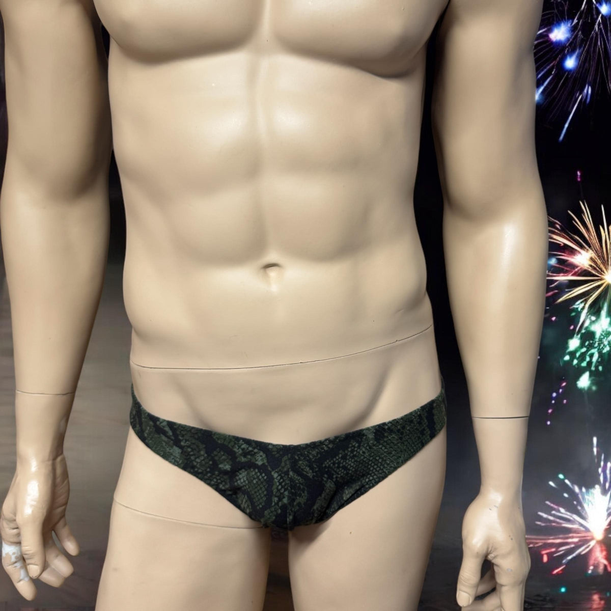Reptile Print Men's Underwear Briefs