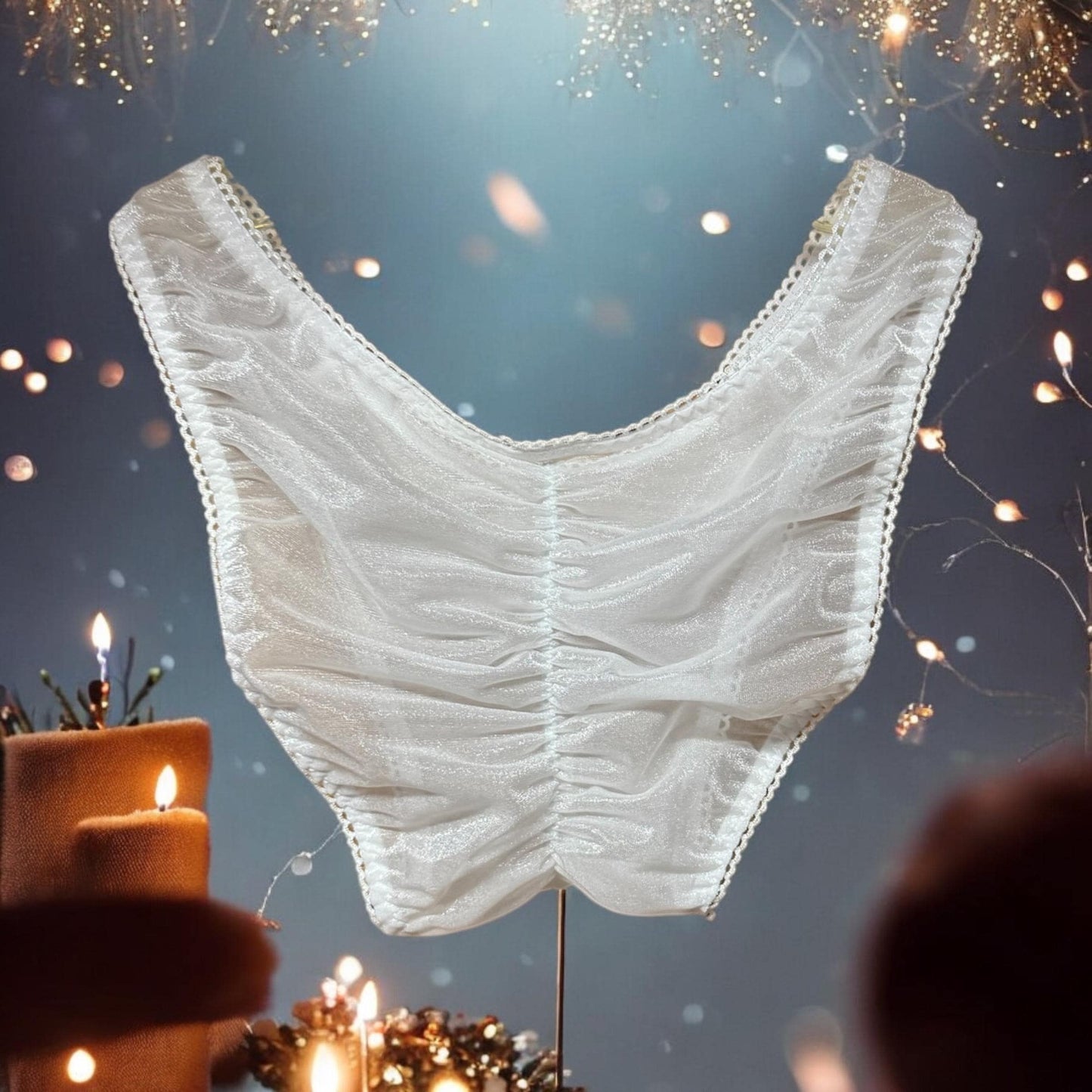 Transparent Men's Underwear in White - Breathable Briefs