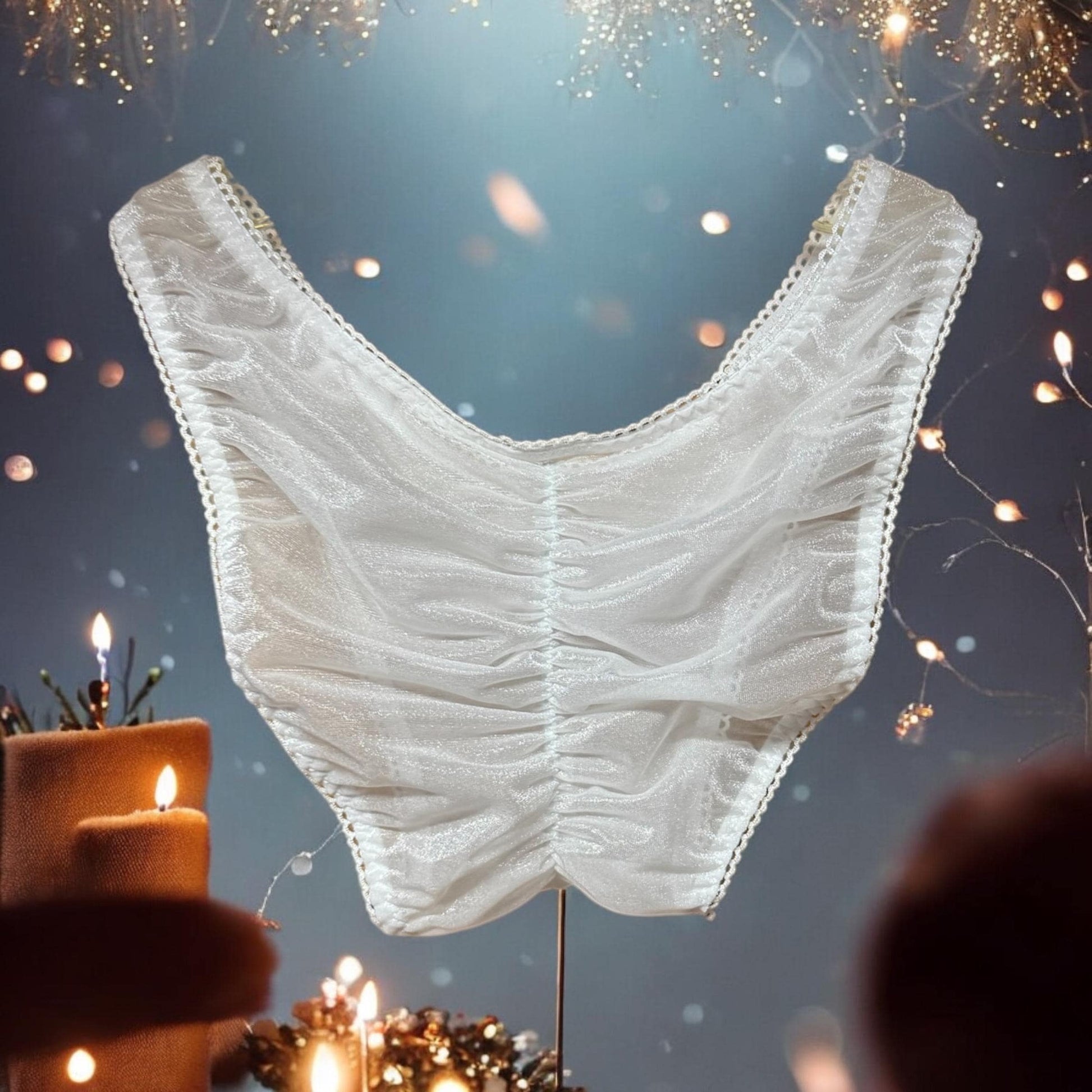 Transparent Men's Underwear in White - Breathable Briefs
