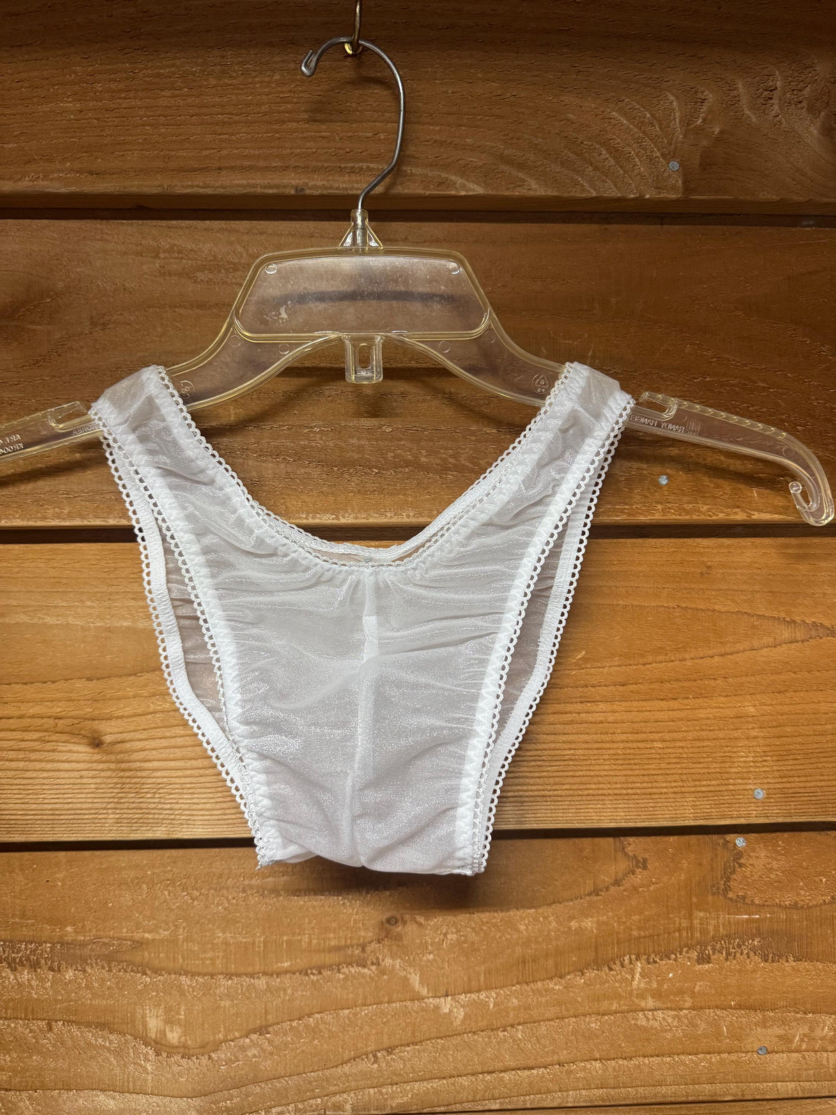 Transparent Men's Underwear in White - Breathable Briefs