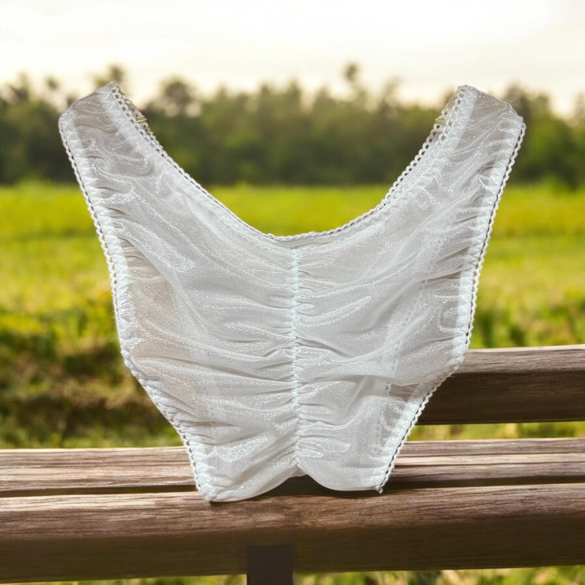 Transparent Men's Underwear in White - Breathable Briefs