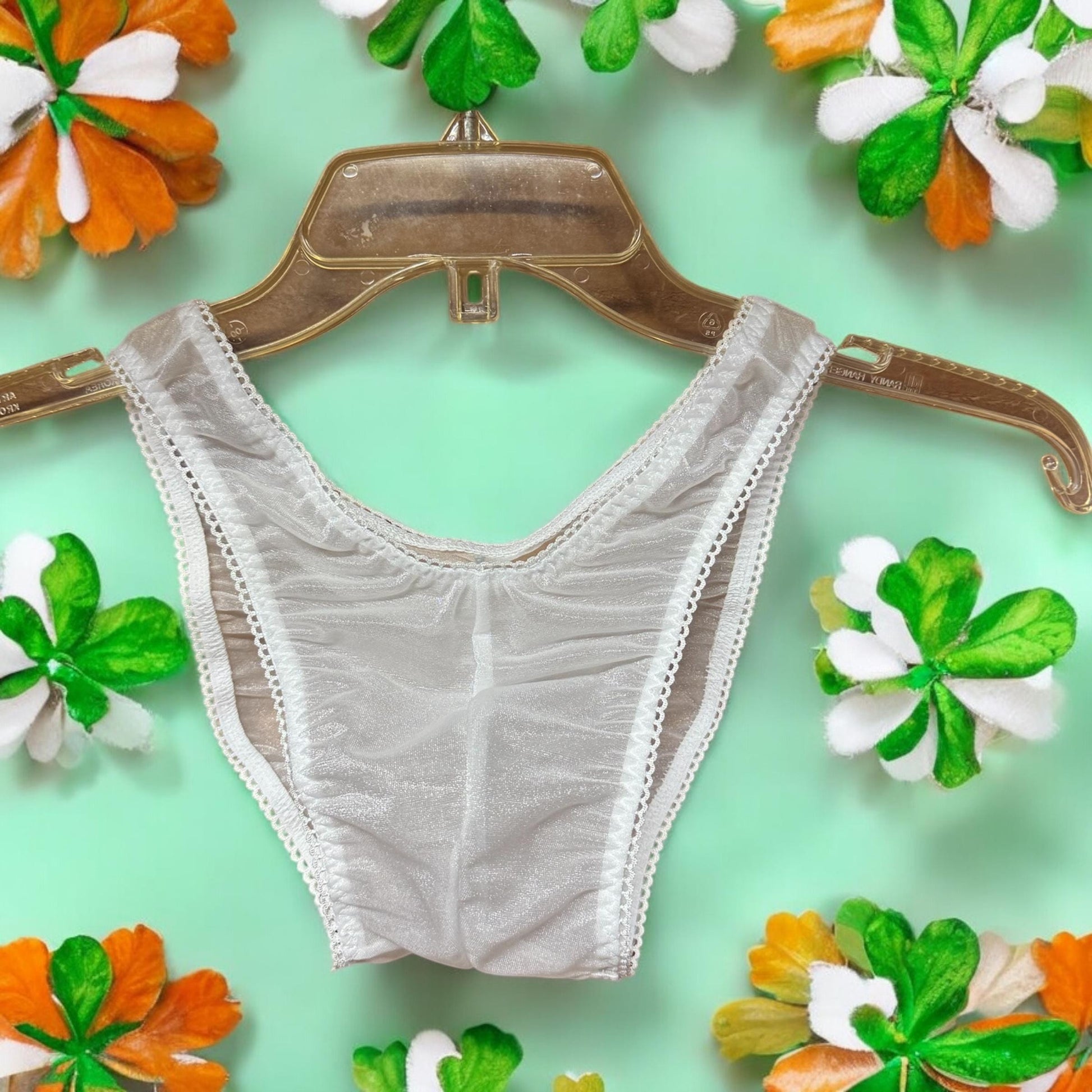 Transparent Men's Underwear in White - Breathable Briefs