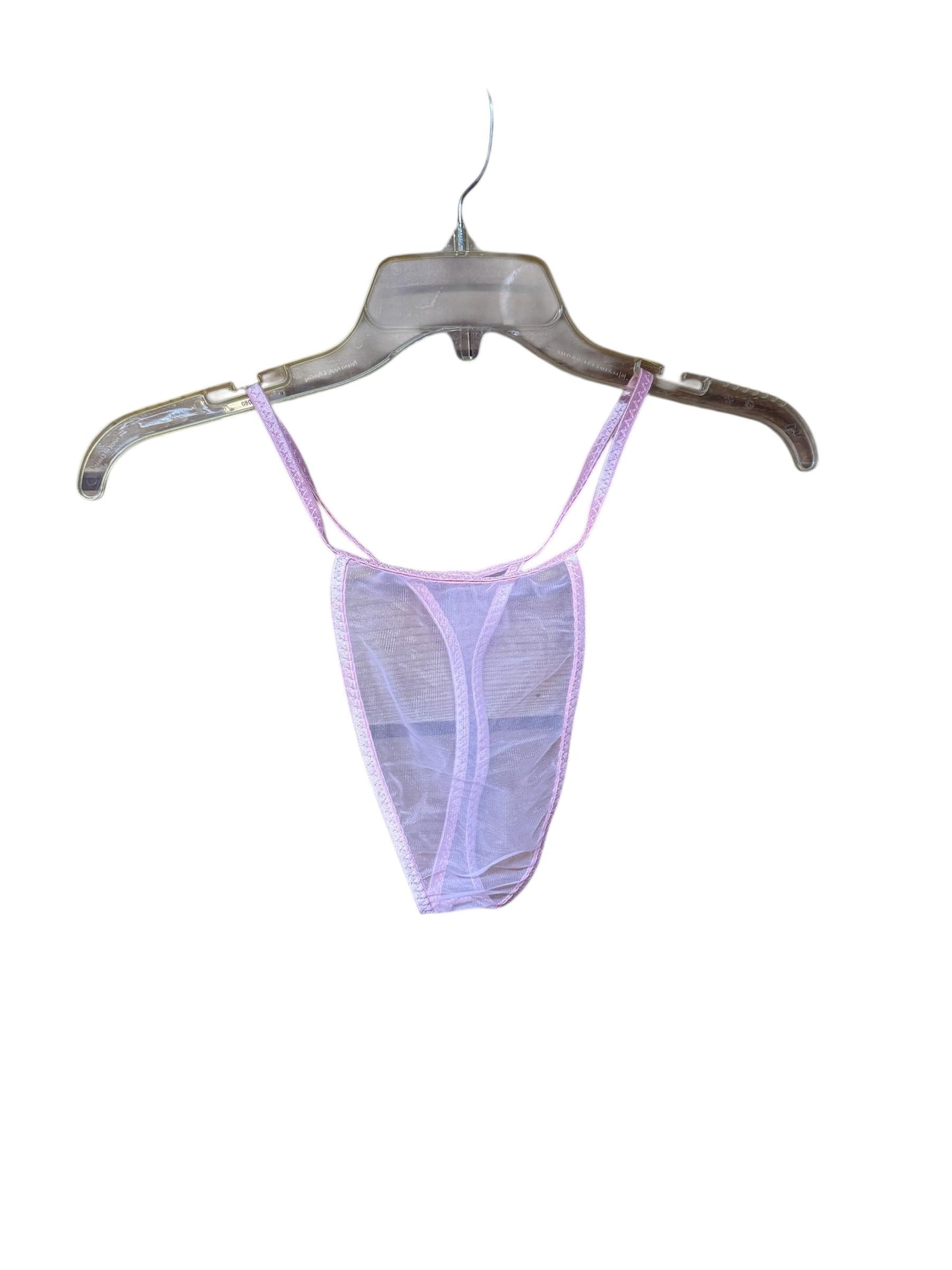 Men's Pink Chiffon Thong