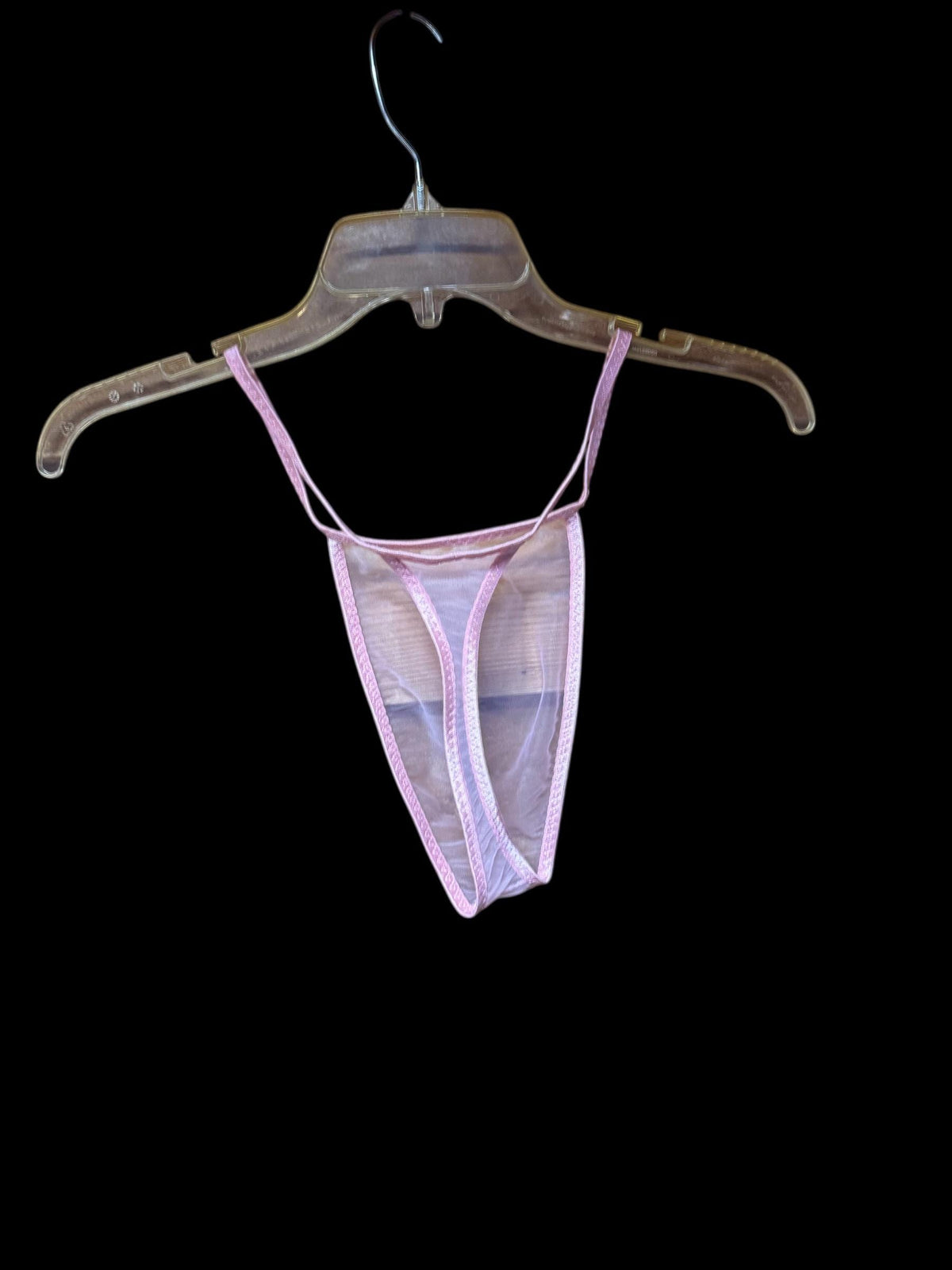 Men's Pink Chiffon Thong