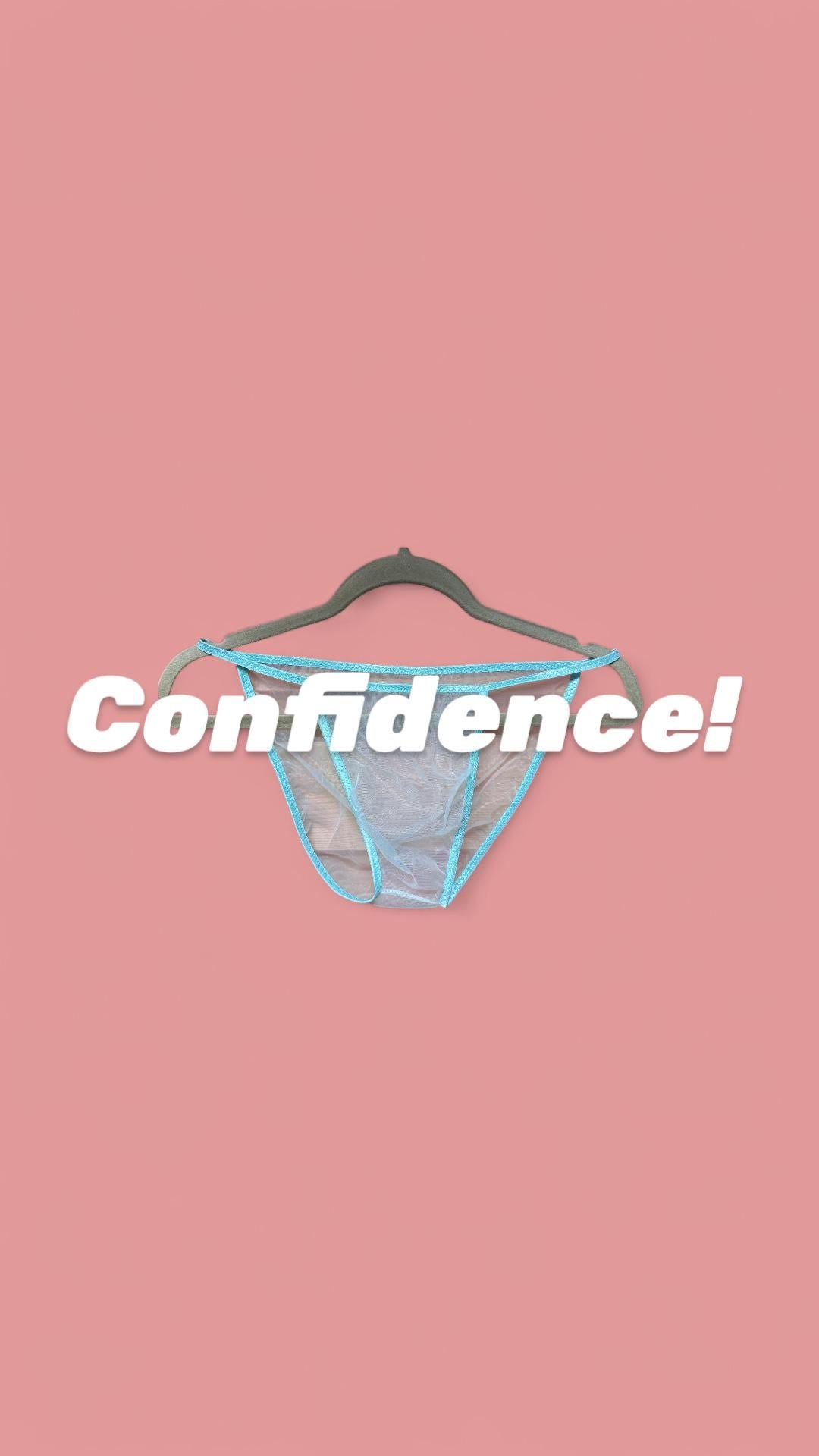 Blue Chiffon Men's Briefs