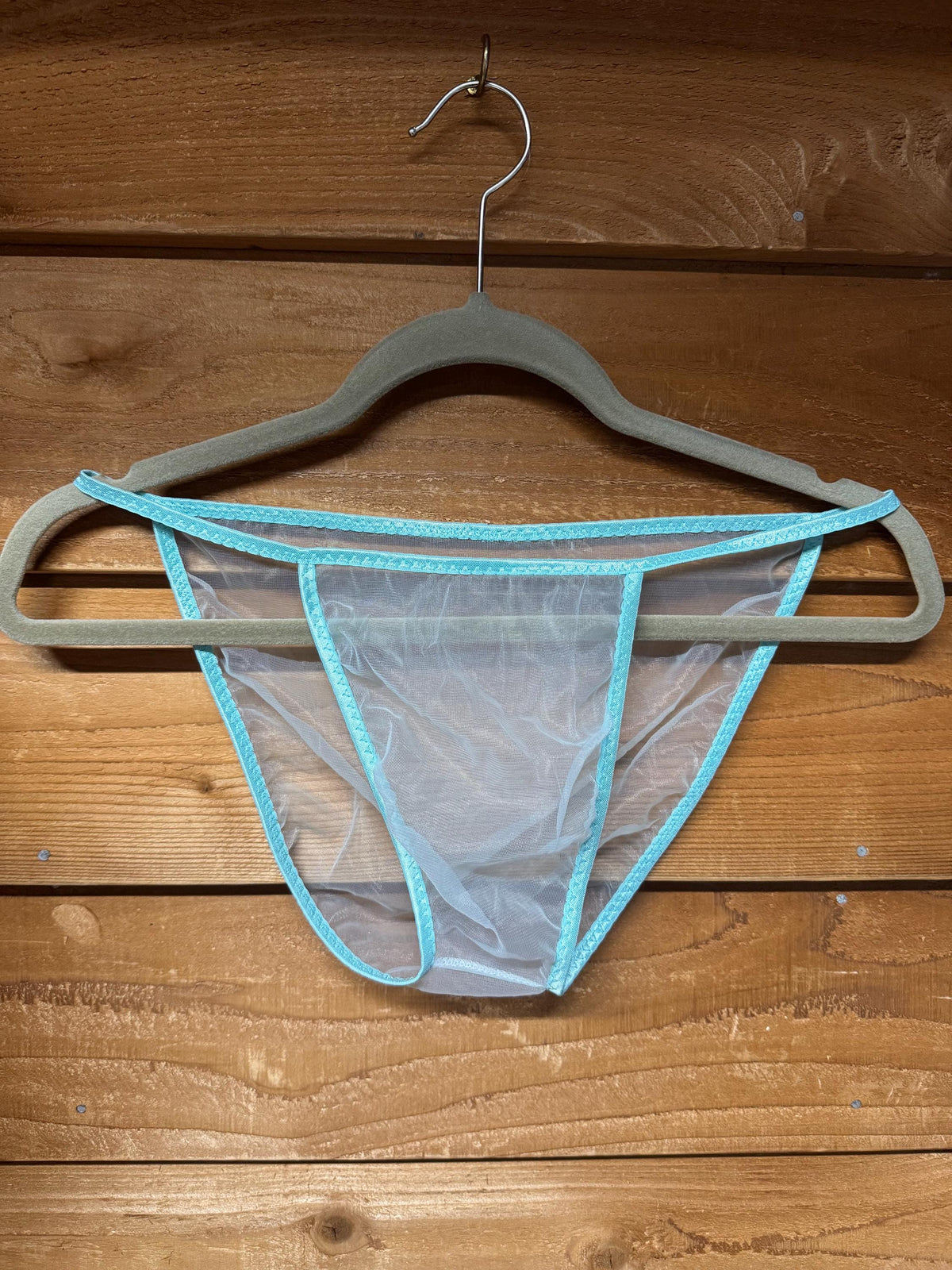 Blue Chiffon Men's Briefs