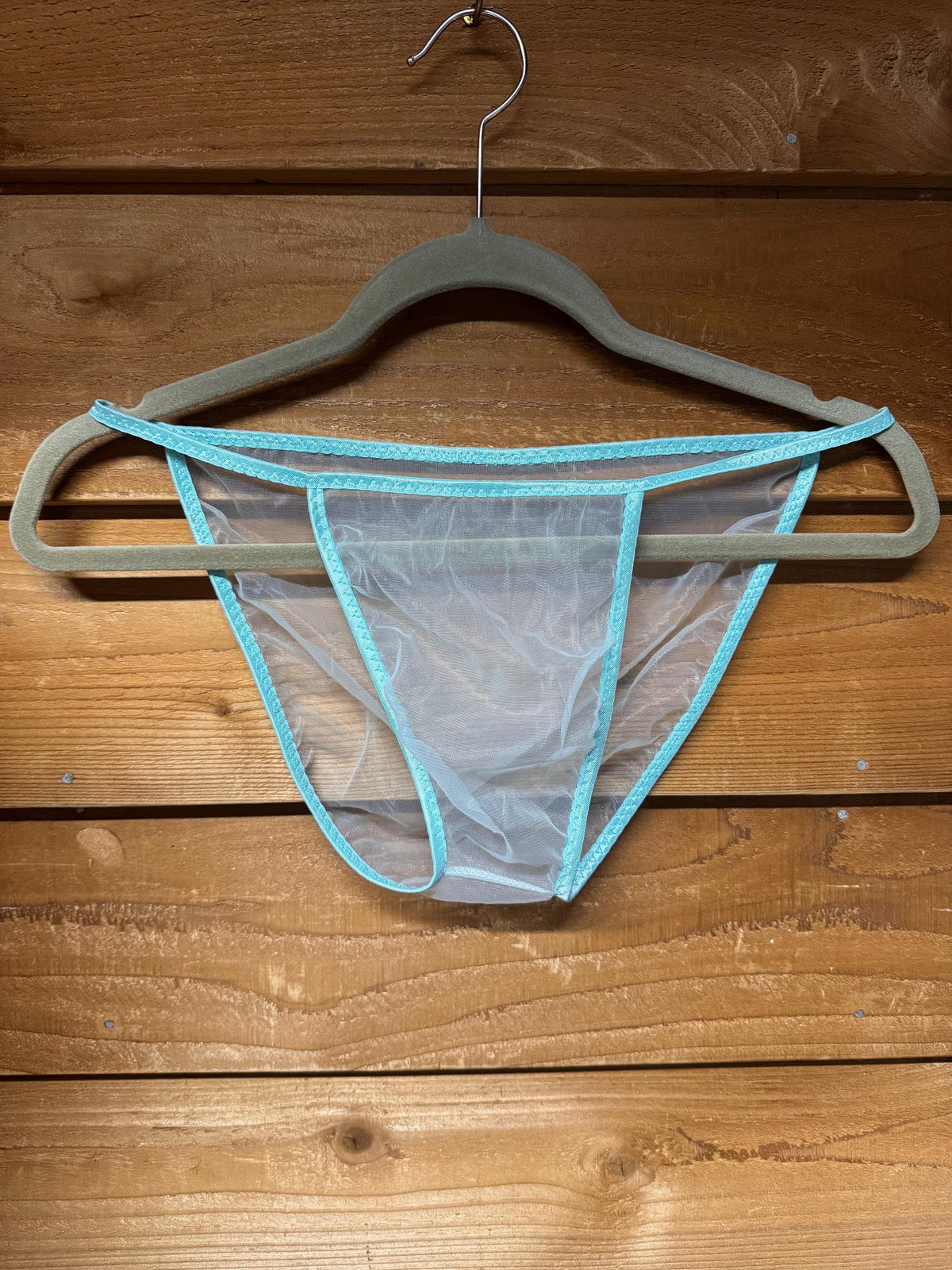 Blue Chiffon Men's Briefs