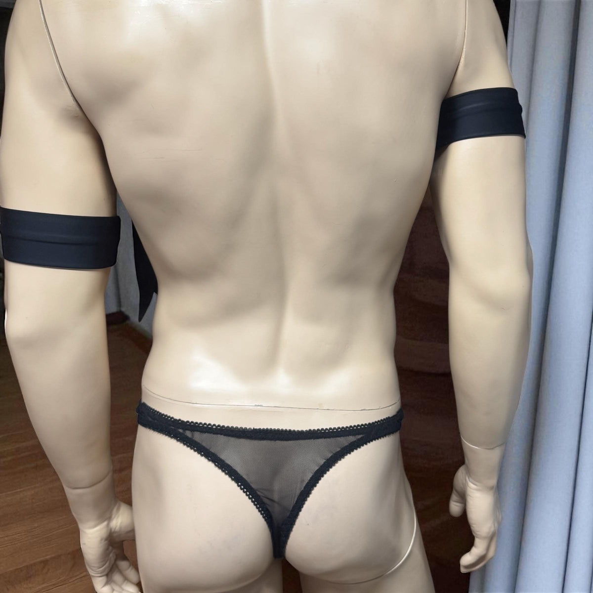 Men's Black Mesh Thong Briefs - Sexy Underwear for Him