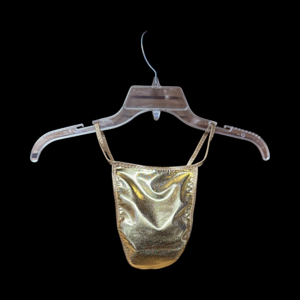 Gold Shiny G-String for Men | Bold & Eye-Catching Design
