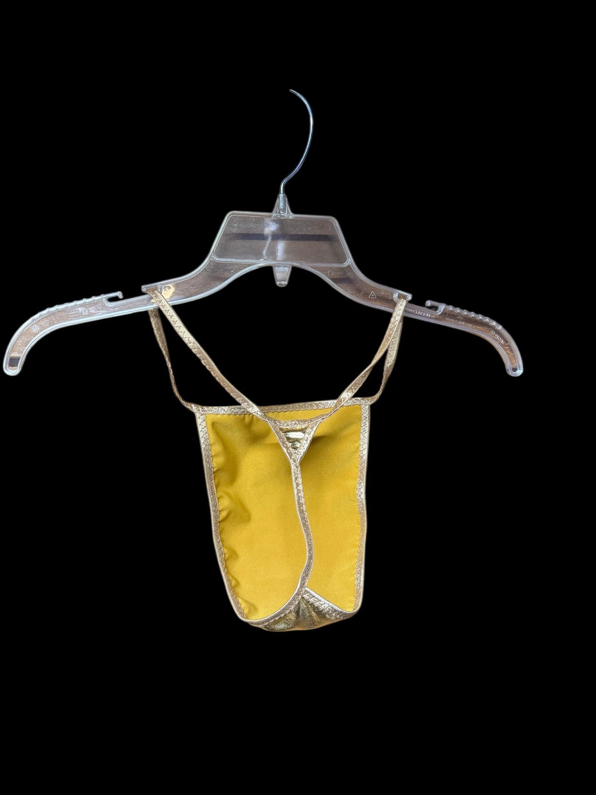 Gold Shiny G-String for Men | Bold & Eye-Catching Design