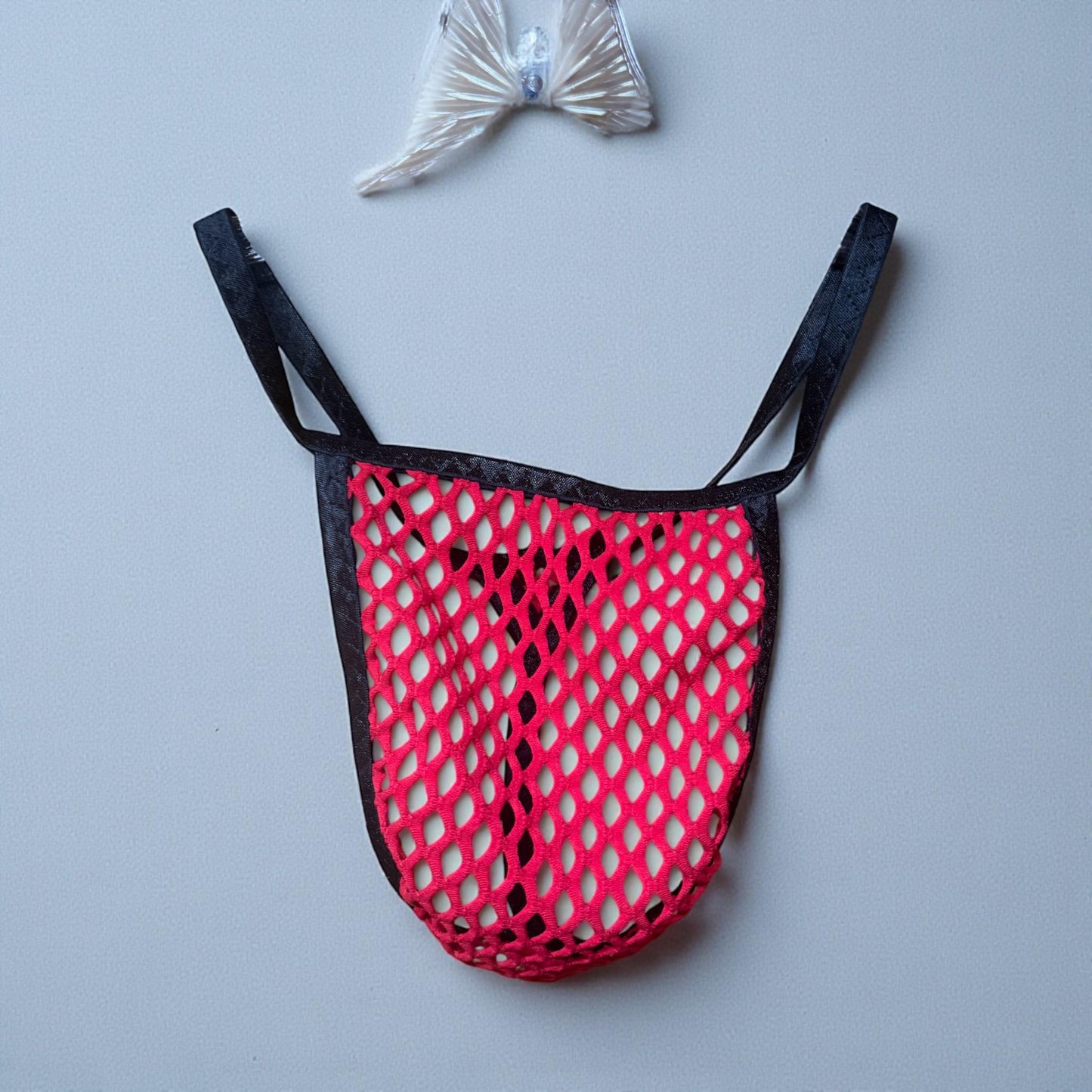 Men's Red Mesh Thong Underwear - Sexy and Breathable