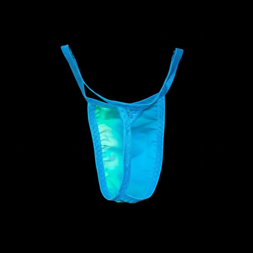 Men's Holographic Swim Thong G-String | Exotic Underwear for Pool Parties