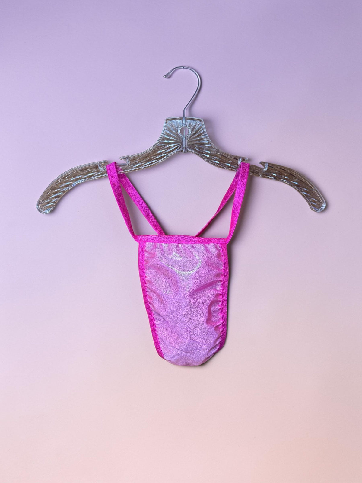 Men's Pink Swim Thong G-String | Exotic Underwear for Pool Parties
