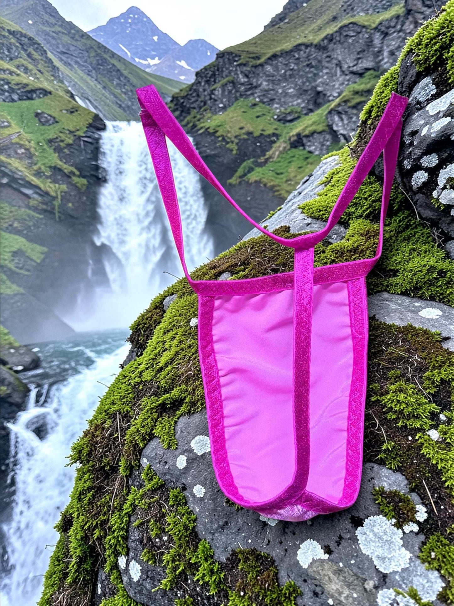 Men's Pink Swim Thong G-String | Exotic Underwear for Pool Parties