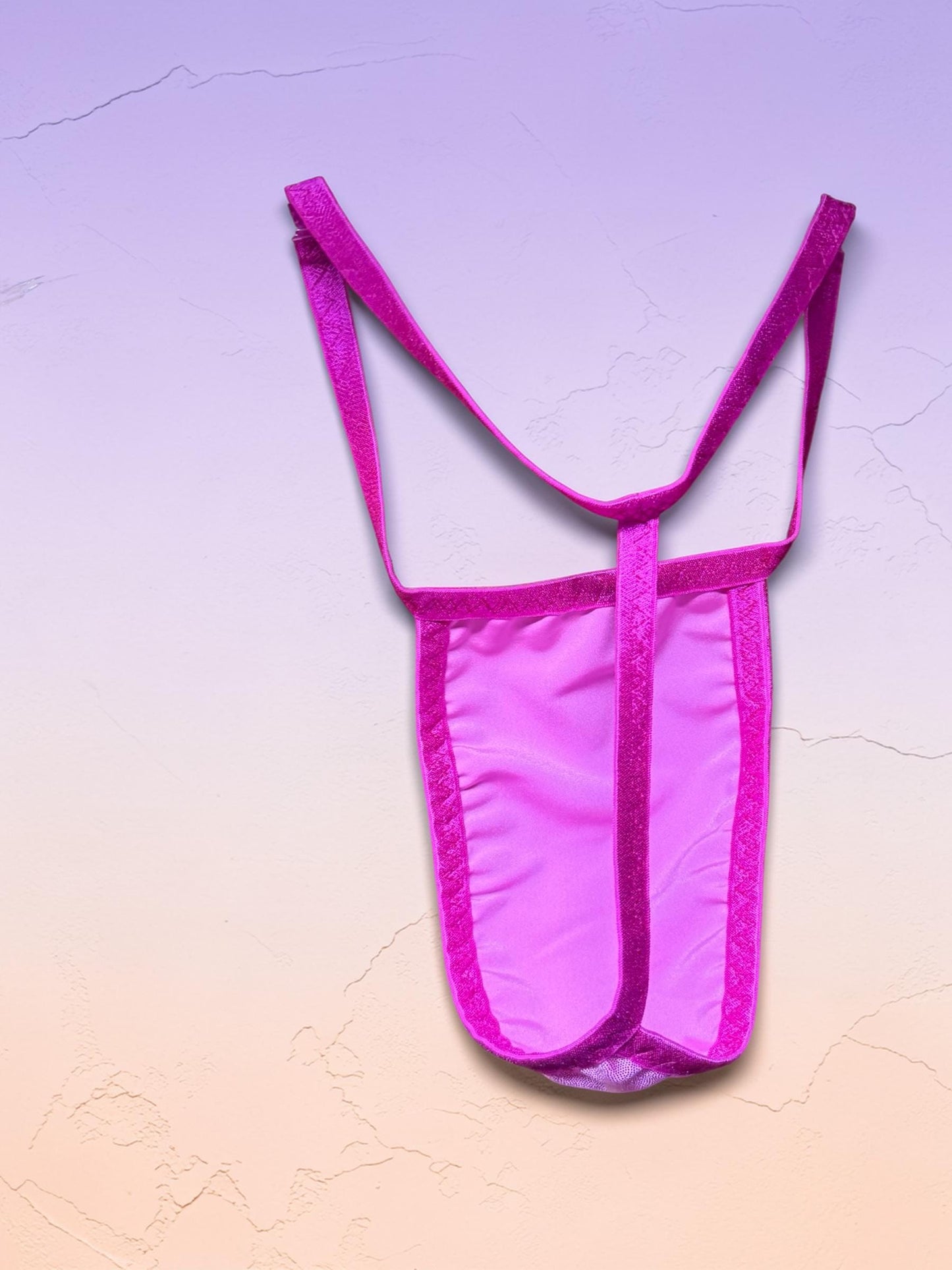Men's Pink Swim Thong G-String | Exotic Underwear for Pool Parties