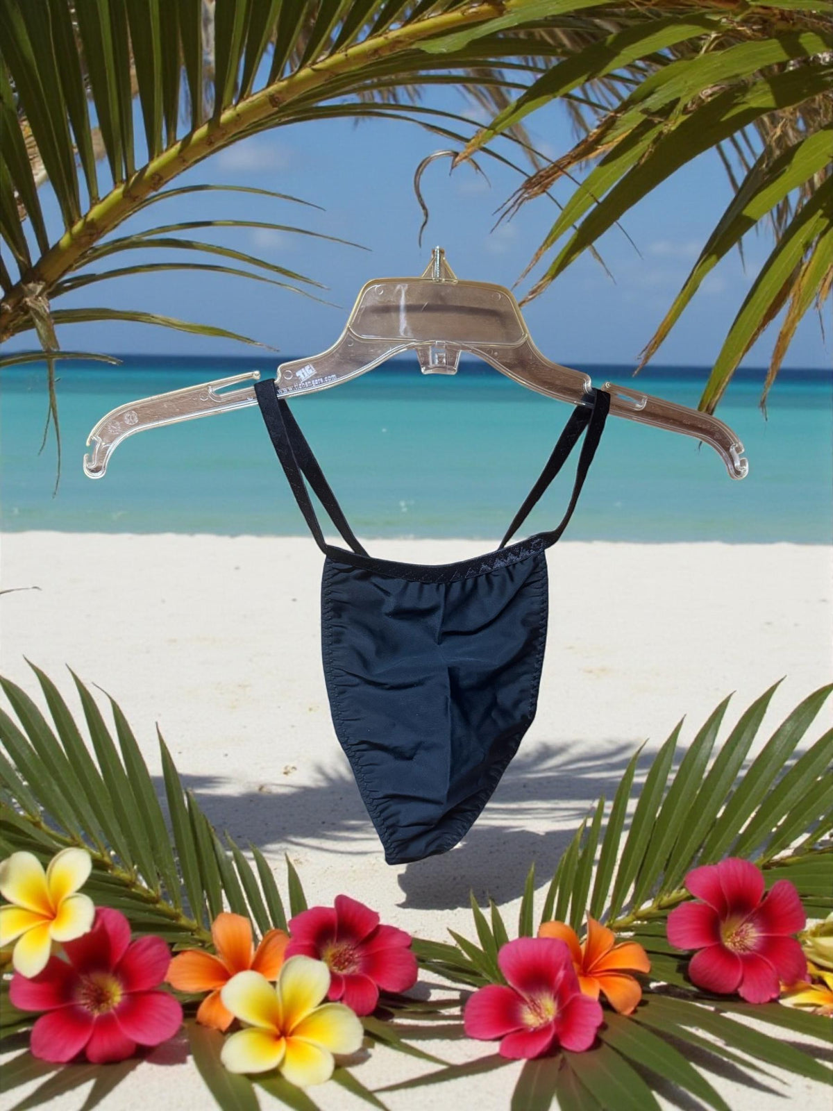 Men's Black Spandex Thong - Comfortable & Stylish Underwear