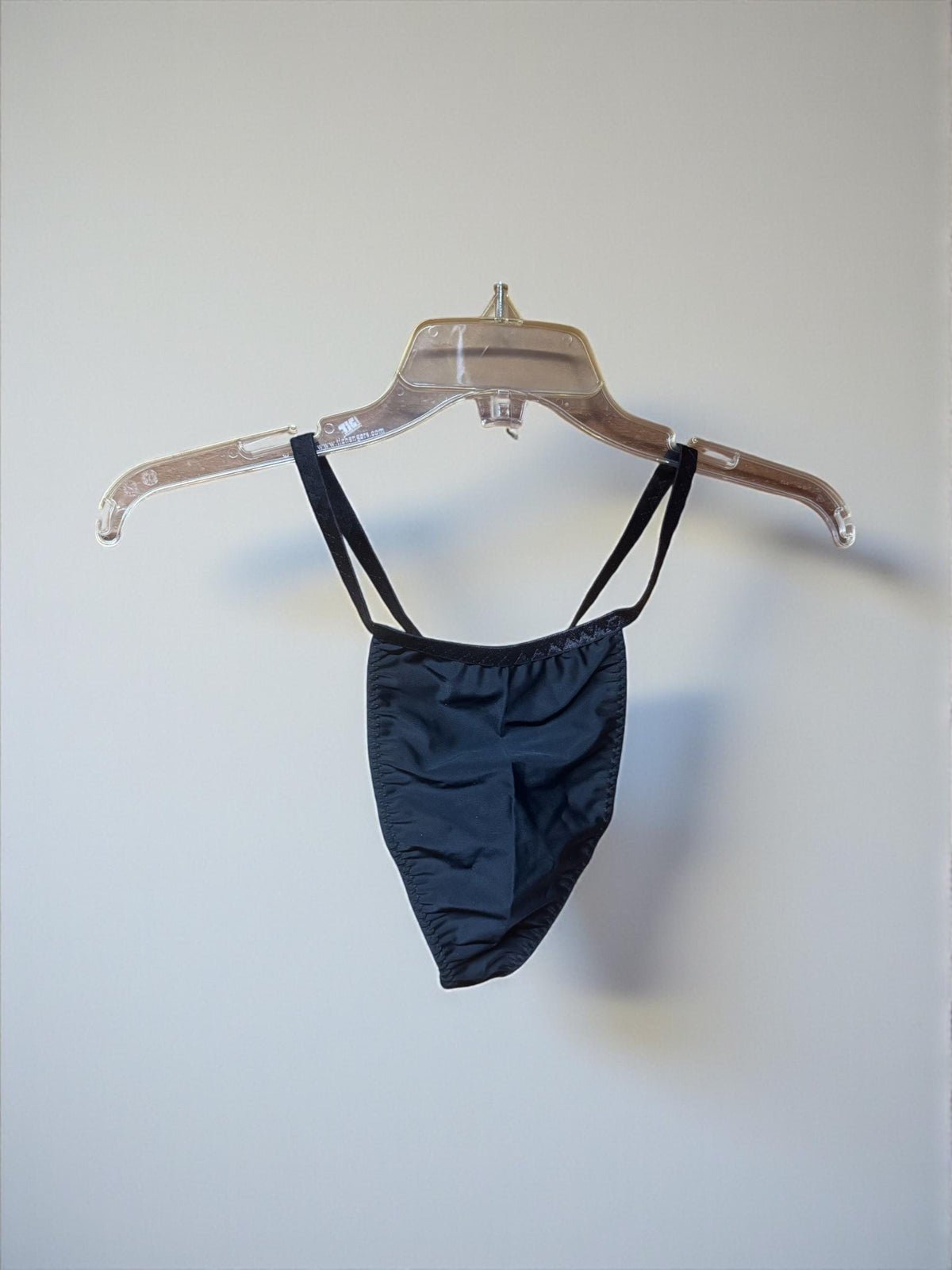 Men's Black Spandex Thong - Comfortable & Stylish Underwear
