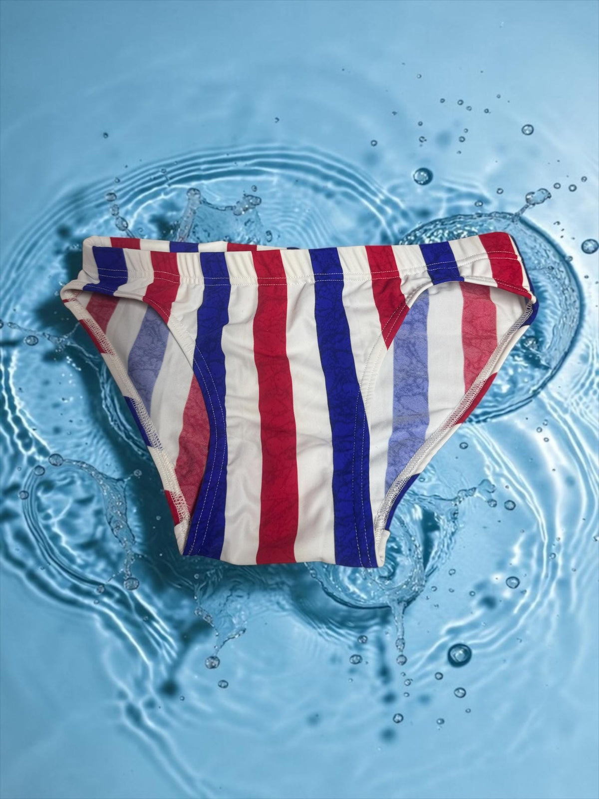 Men's Patriotic Swim Briefs - USA Flag Colors
