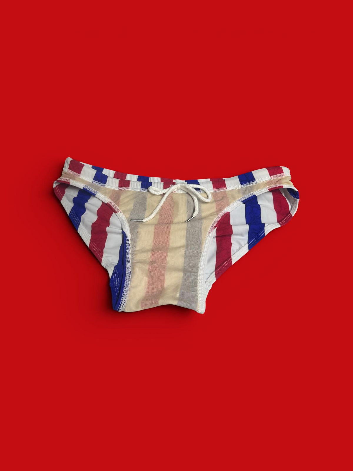 Men's Patriotic Swim Briefs - USA Flag Colors