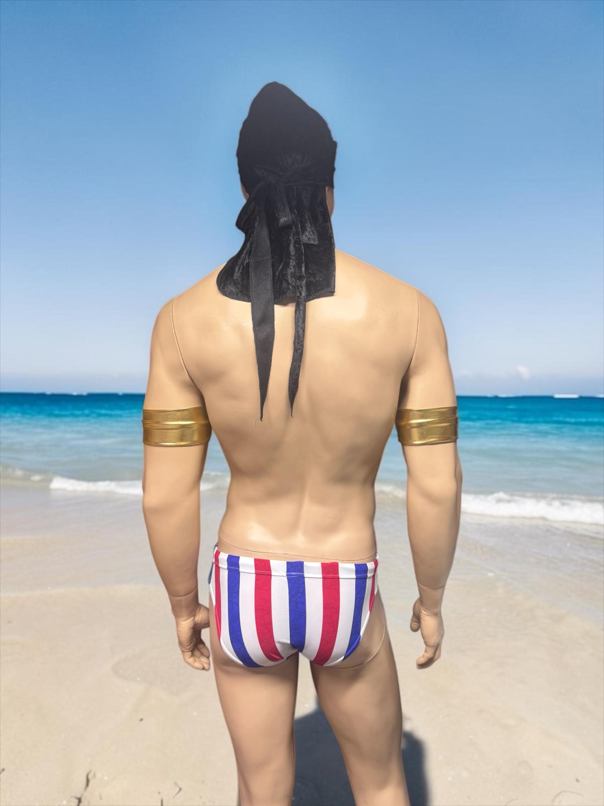 Men's Patriotic Swim Briefs - USA Flag Colors