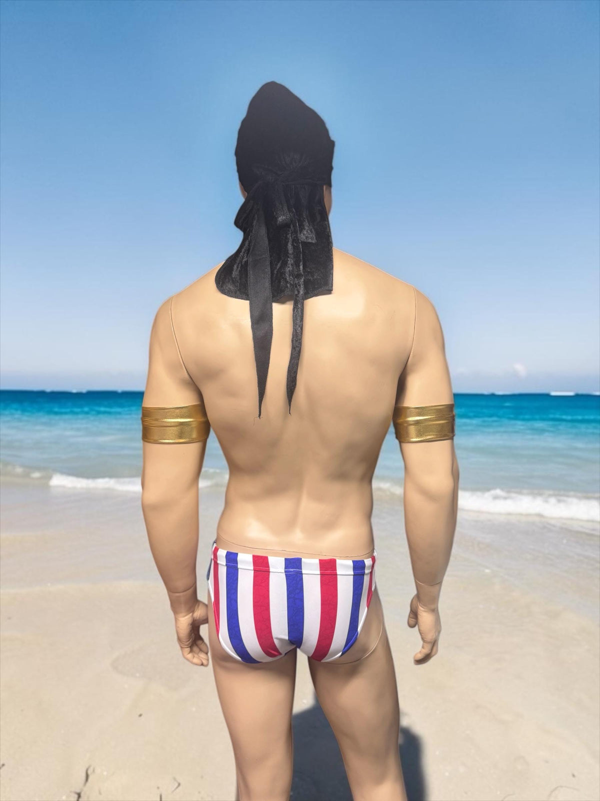 Men's Patriotic Swim Briefs - USA Flag Colors
