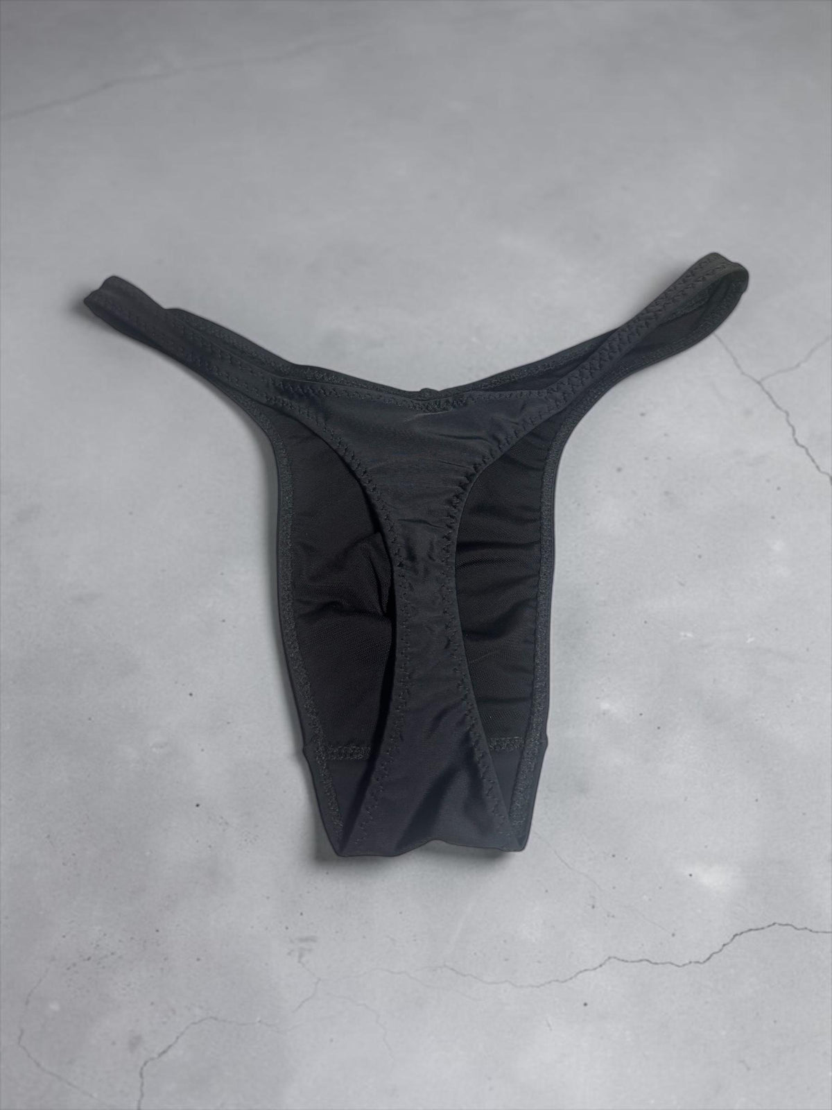 Black Bikini Swim Thong for Men