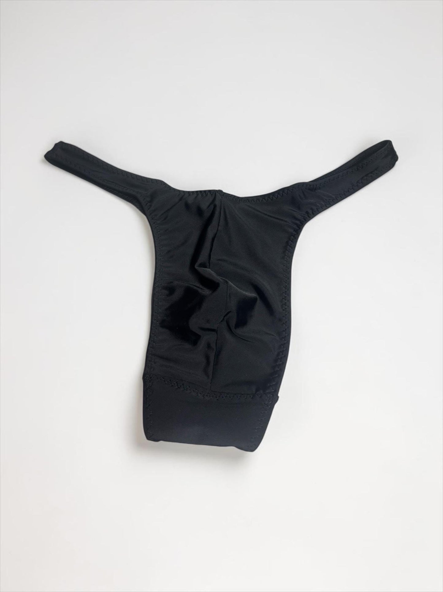 Black Bikini Swim Thong for Men