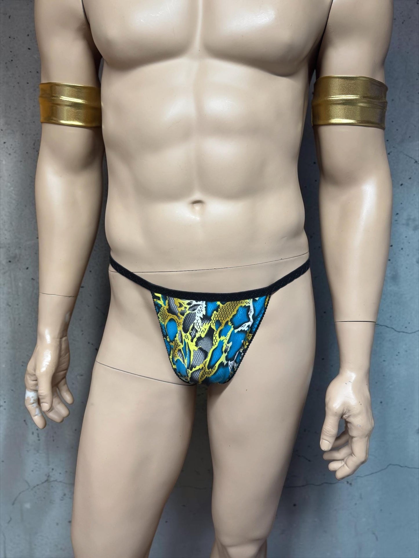Snake Print Men's Underwear Briefs