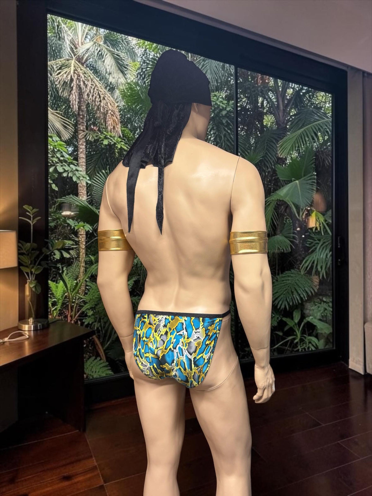 Snake Print Men's Underwear Briefs