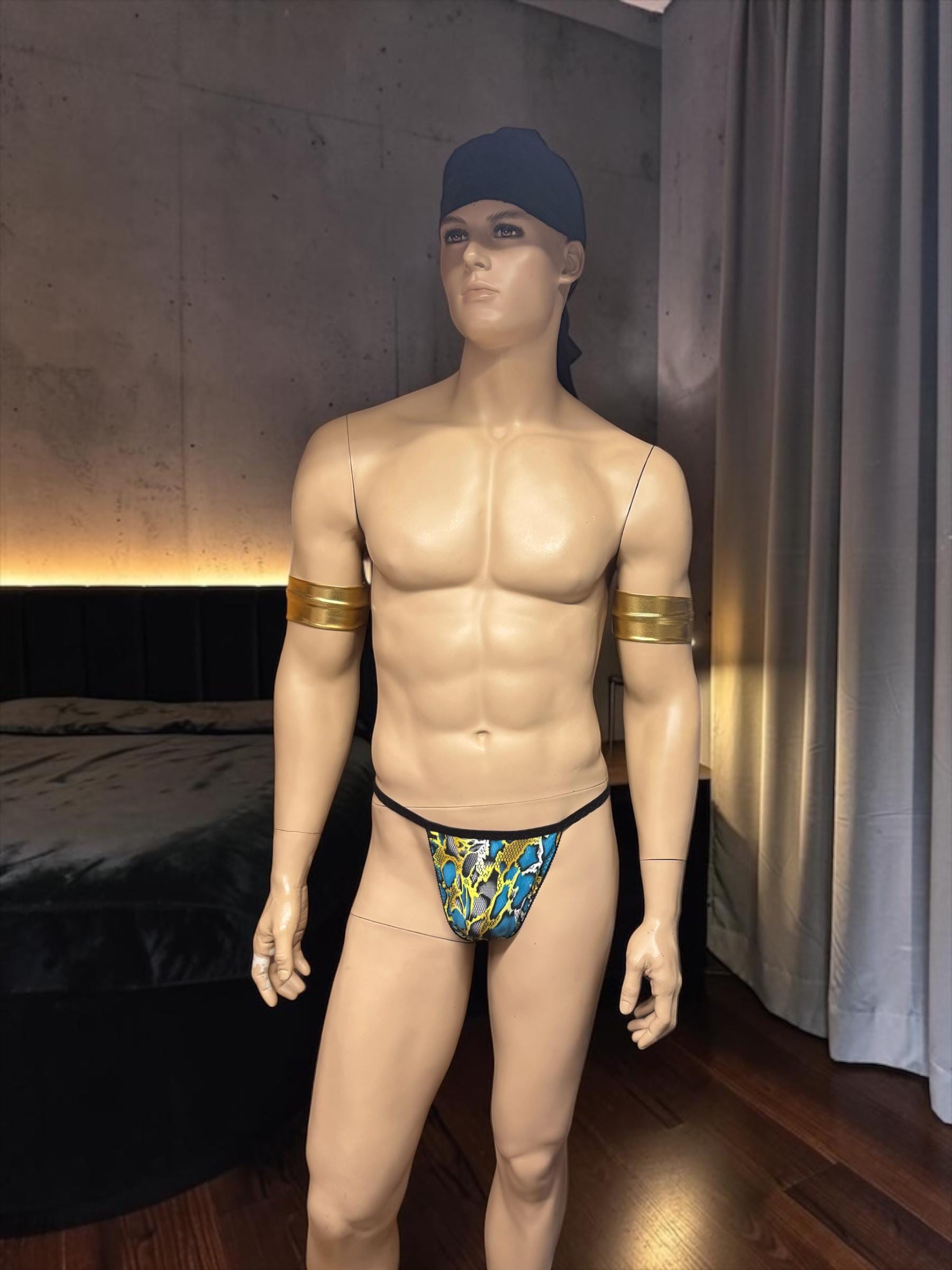 Snake Print Men's Underwear Briefs