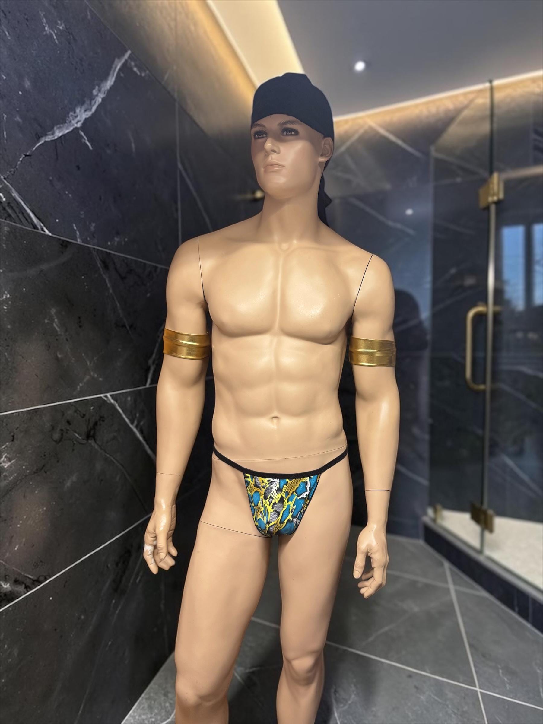 Snake Print Men's Underwear Briefs