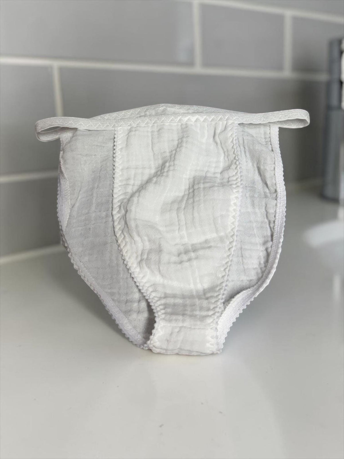 Men's Double Cotton Gauze Sleep Briefs