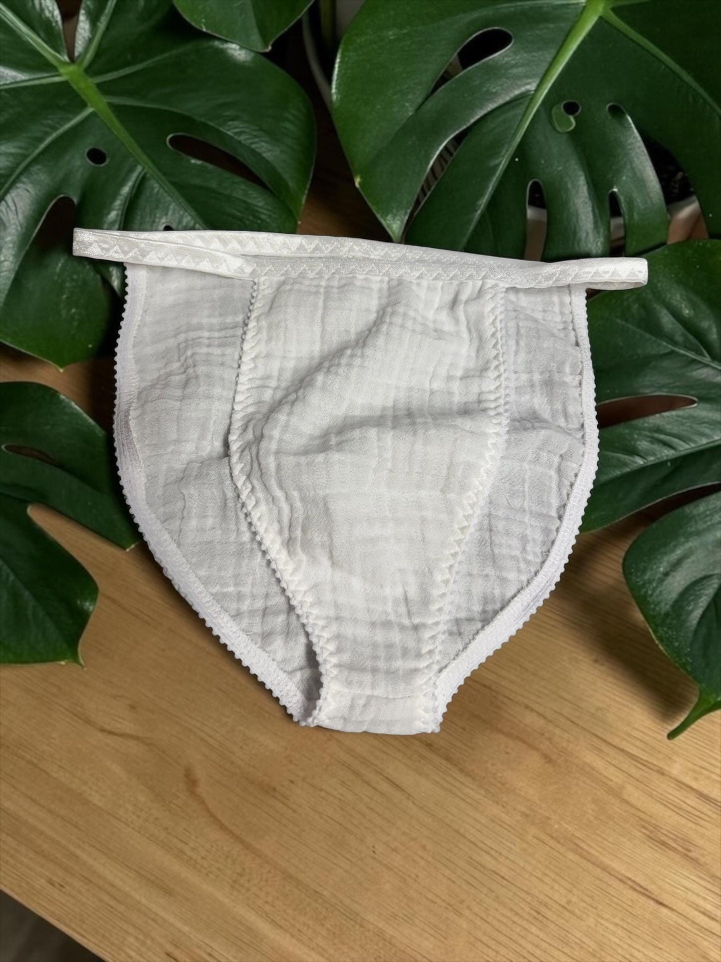Men's Double Cotton Gauze Sleep Briefs