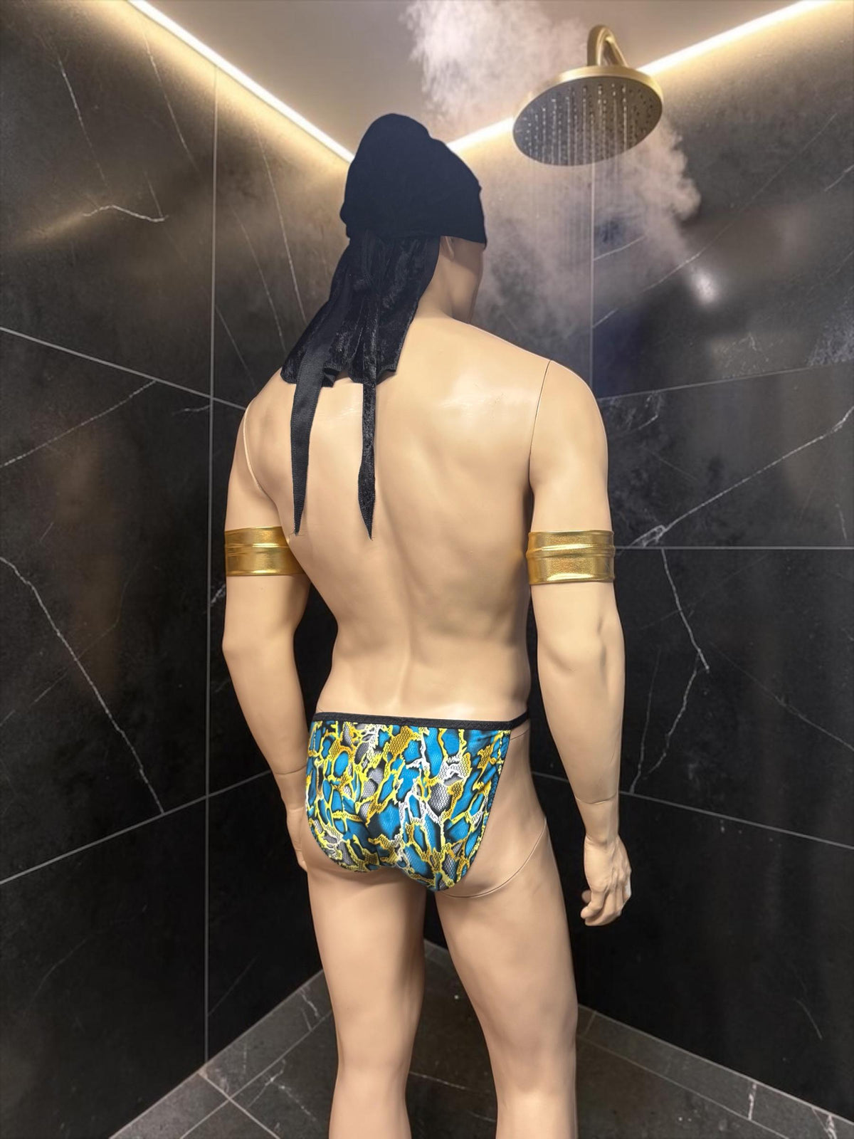Snake Print Men's Underwear Briefs