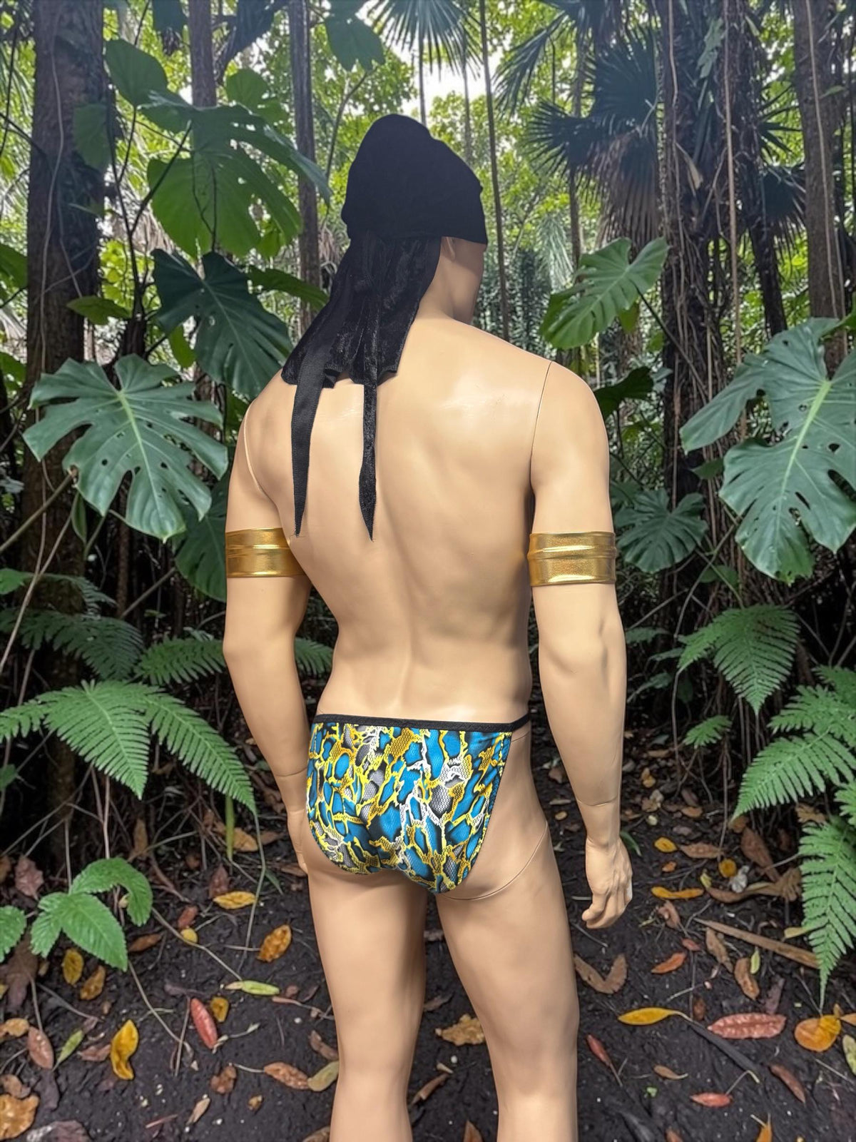 Snake Print Men's Underwear Briefs