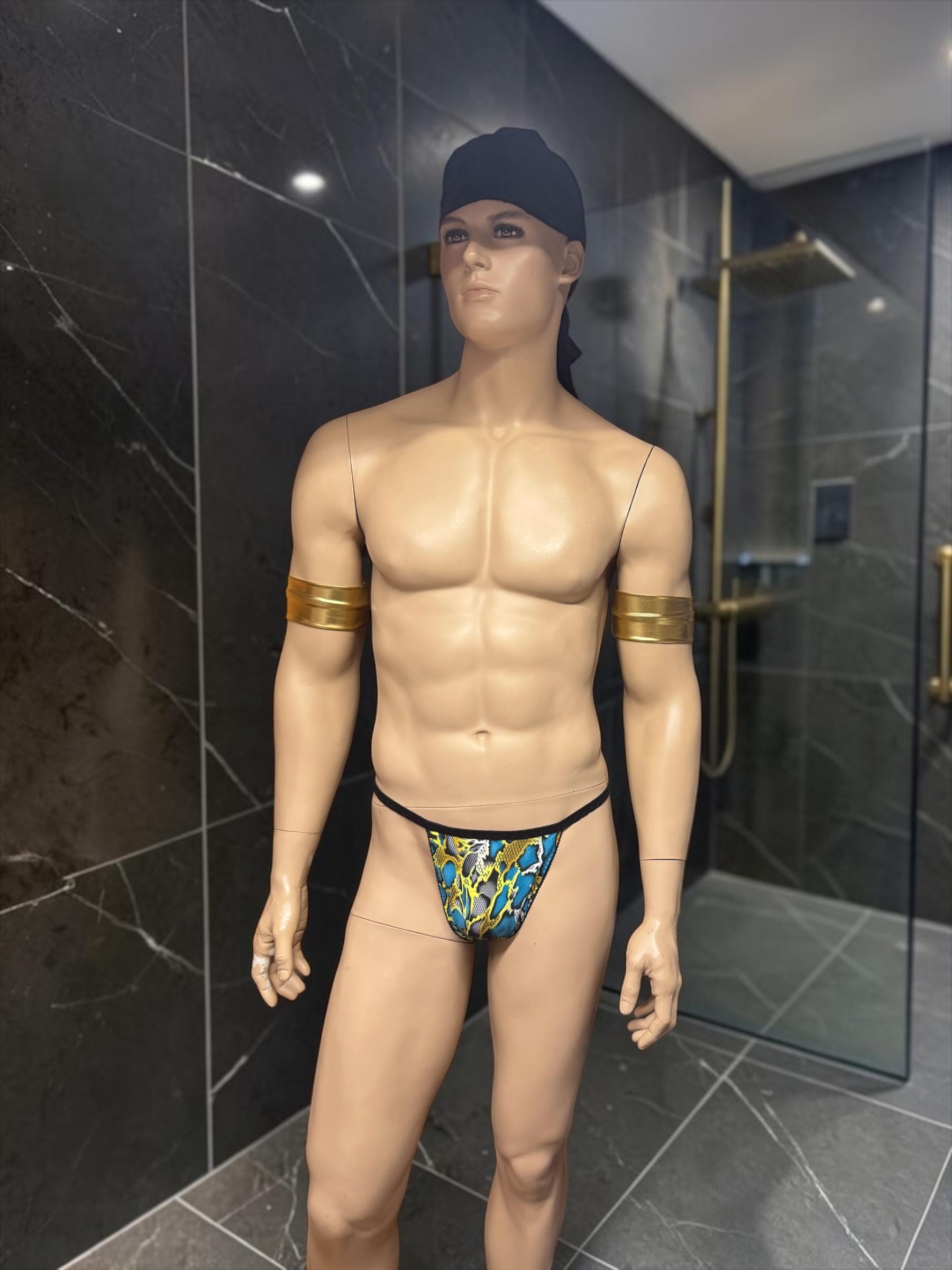 Snake Print Men's Underwear Briefs
