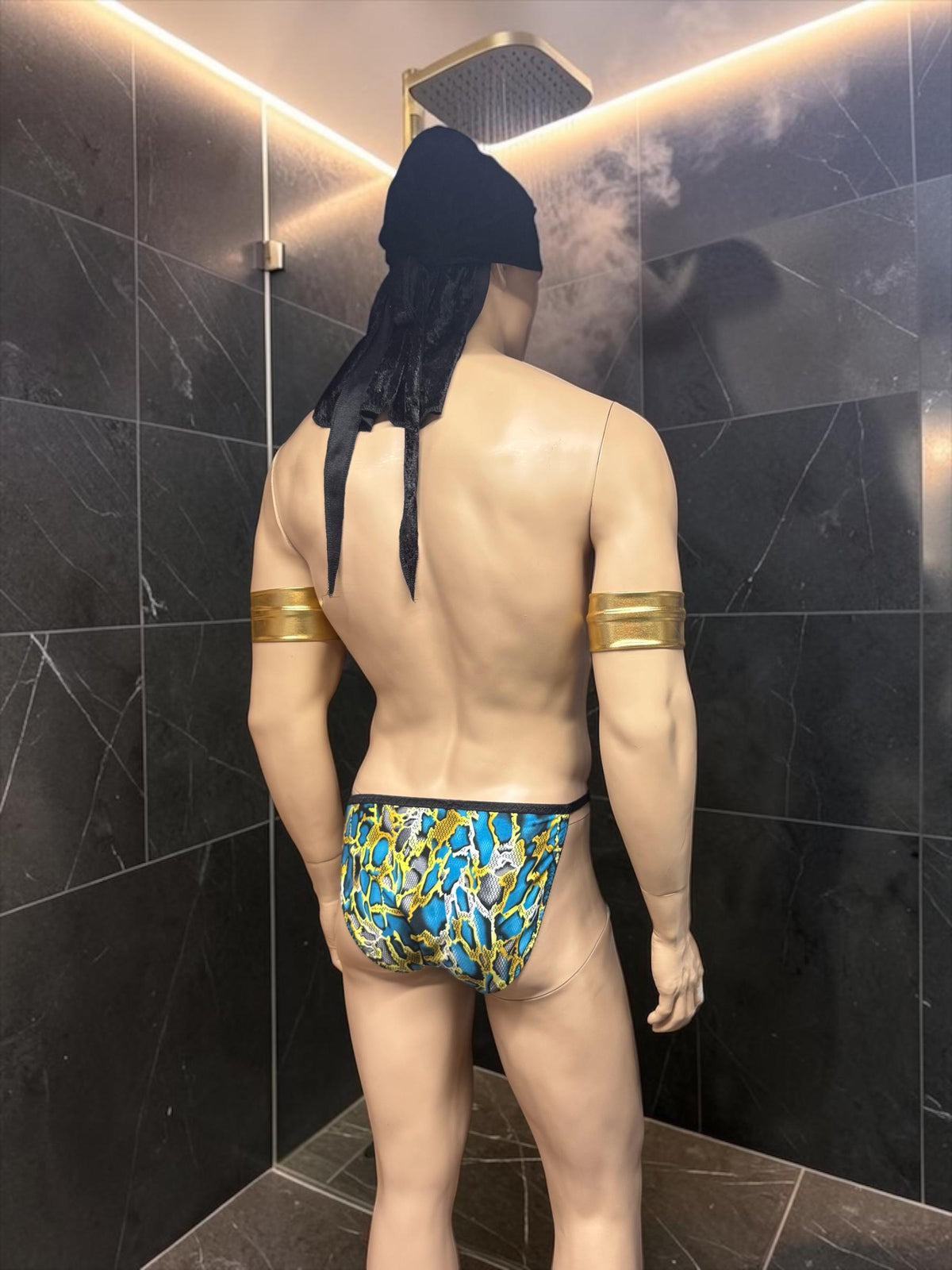 Snake Print Men's Underwear Briefs