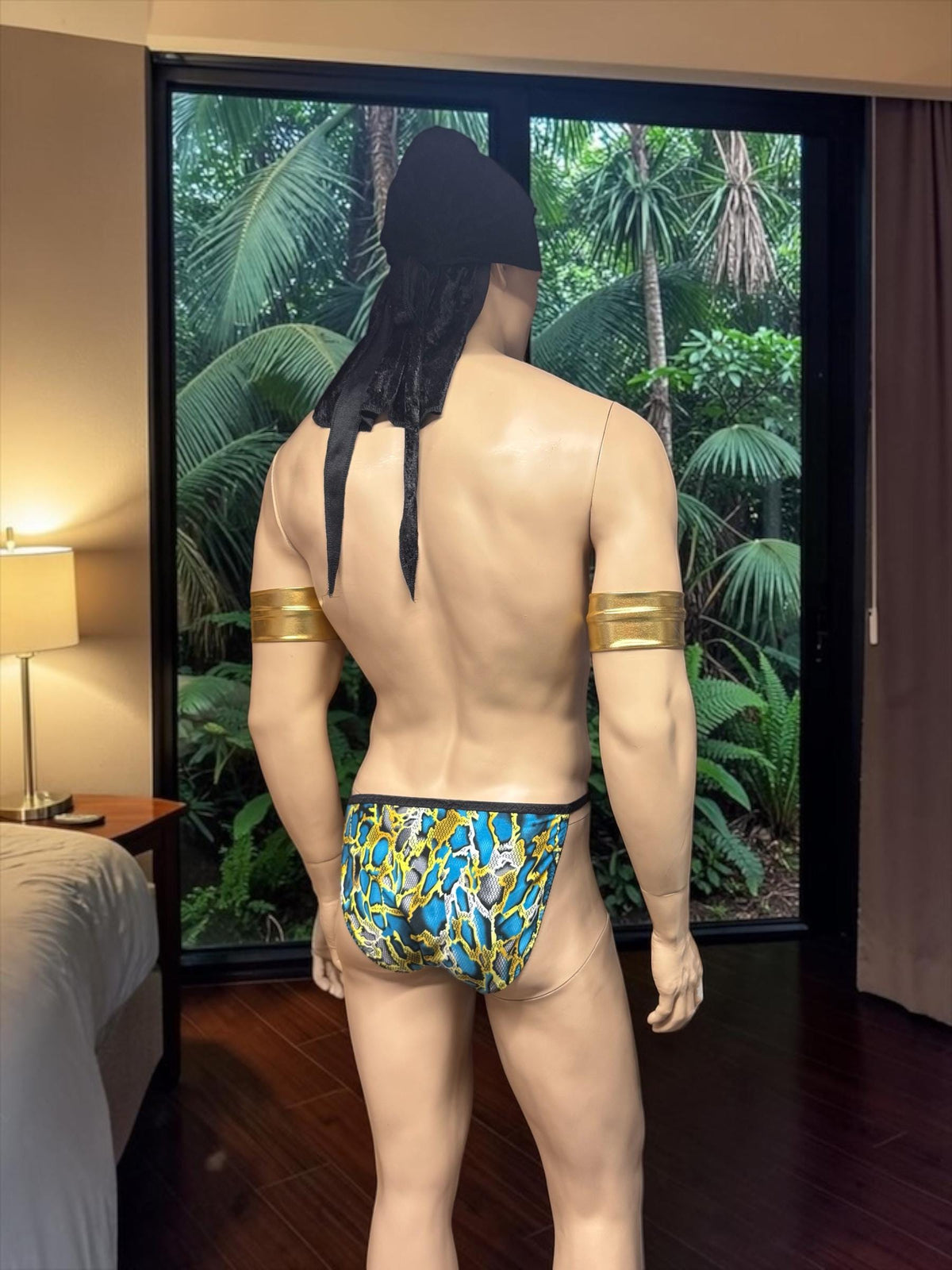 Snake Print Men's Underwear Briefs