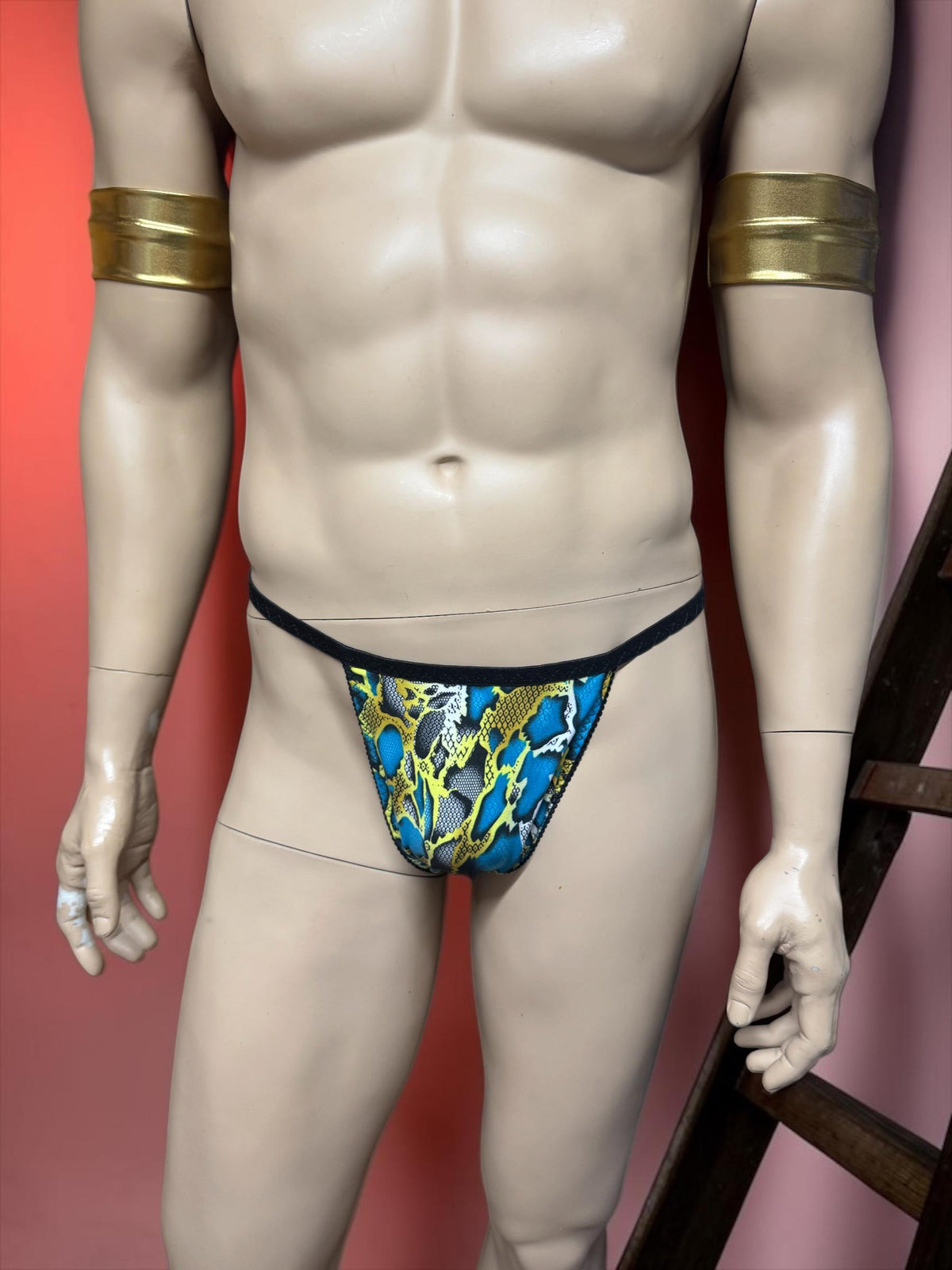 Snake Print Men's Underwear Briefs