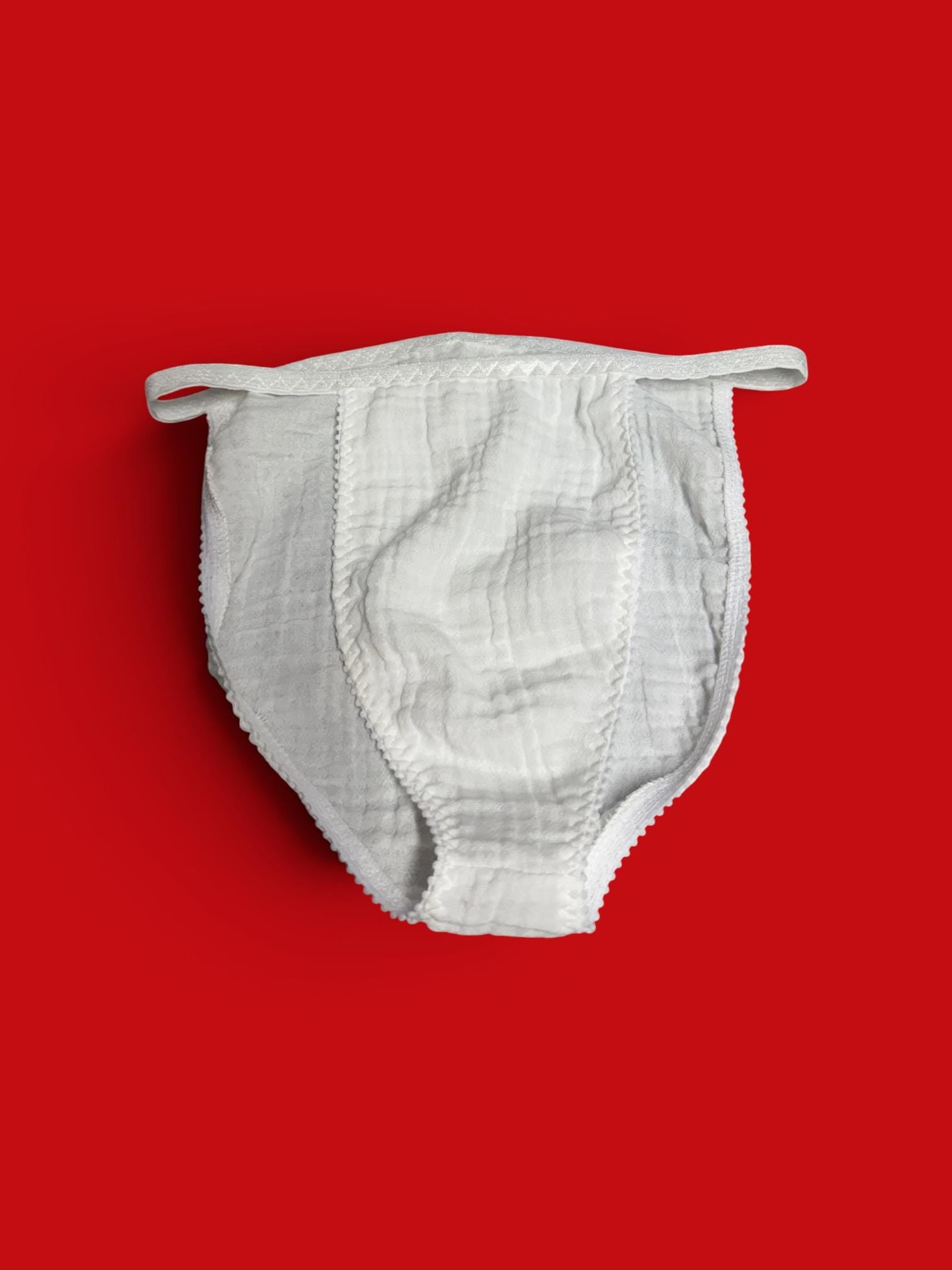 Men's Double Cotton Gauze Sleep Briefs