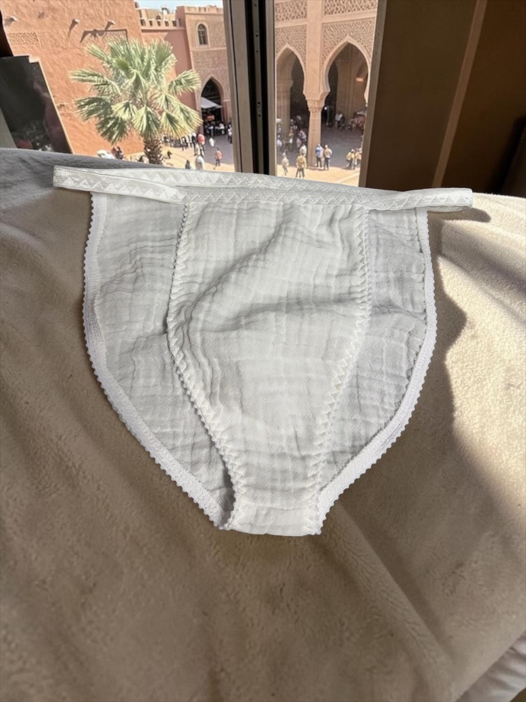 Men's Double Cotton Gauze Sleep Briefs