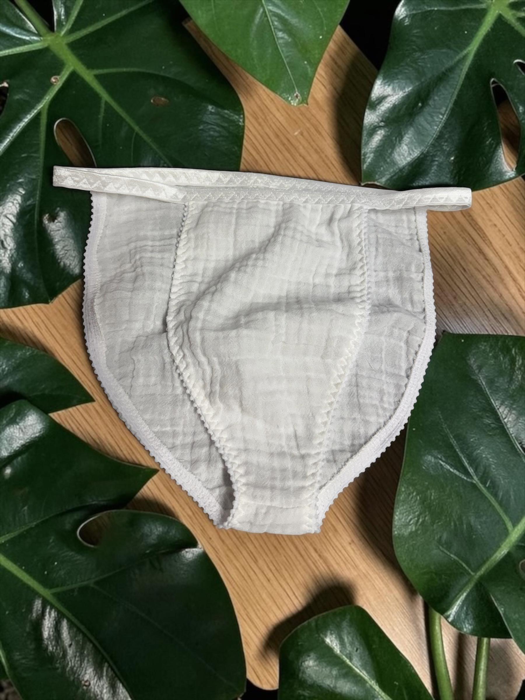 Men's Double Cotton Gauze Sleep Briefs