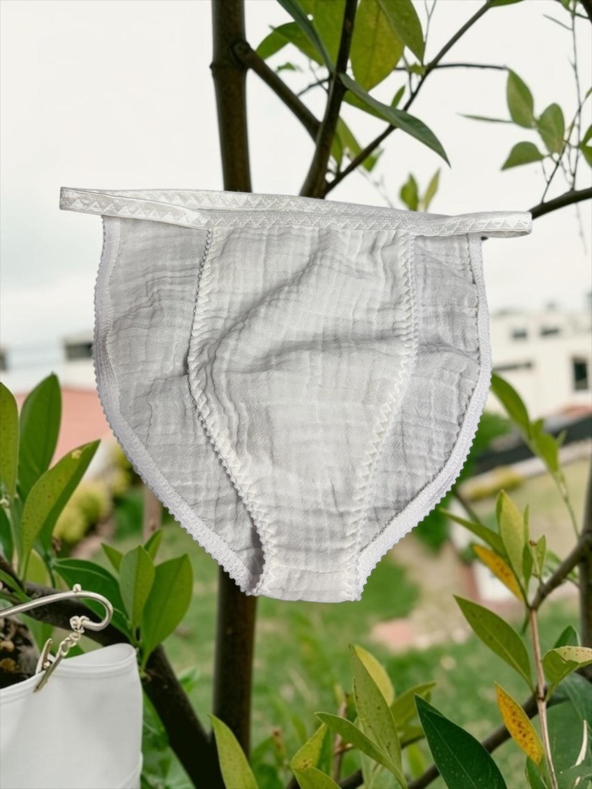 Men's Double Cotton Gauze Sleep Briefs