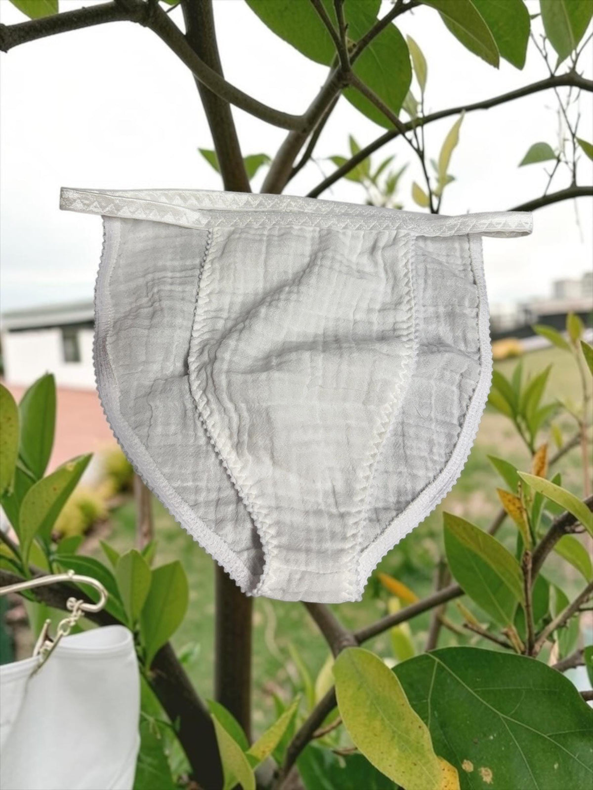 Men's Double Cotton Gauze Sleep Briefs
